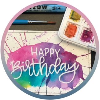 14. Februar 2026, 13.30, Handlettering meets Watercolor (inkl. Material) für Kinder