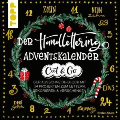 Der Handlettering Adventskalender "Cut & Go"