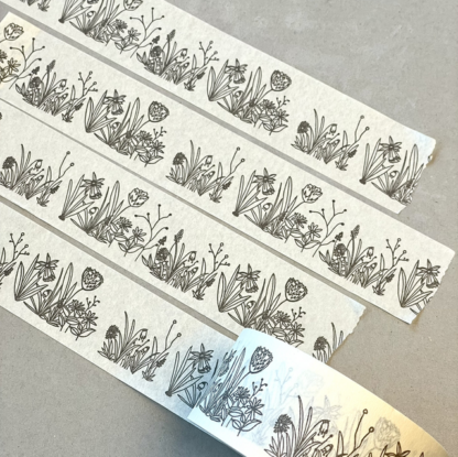 Papier-Klebeband Frühlingsblumen