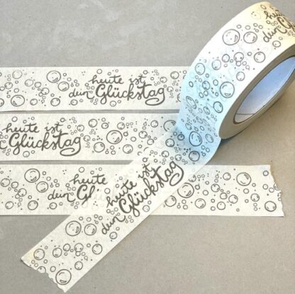 Papier-Klebeband Glückstag