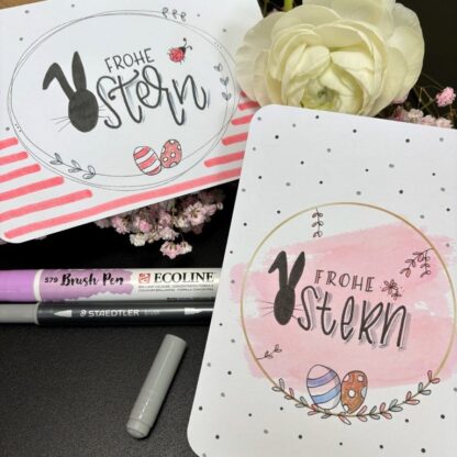 Handlettering Design Paper Block Watercolor-Effekte A6