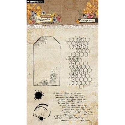 Clear Stamp Hintergrund-Muster / Etikette
