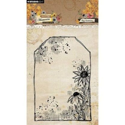 Clear Stamp Blumenetikette