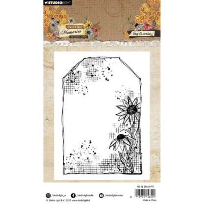 Clear Stamp Blumenetikette