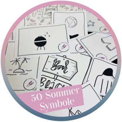 50 Sommer-Symbole zum Ausdrucken