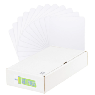 Klassen-Satz mit 12 Stk. Gelli Plate Druckplatten, 15,24 x 15,24 cm