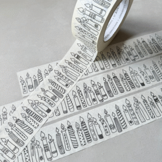 Papier-Klebeband Kerzen
