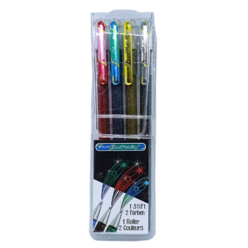 Pentel Hybrid Dual Metallic 4er Set