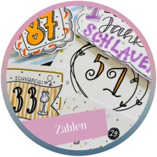 Aufzeichnung 2025, Schriften-Spass "Zahlen"