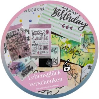 Stempel-Spass "Lebensglück" zum Verschenken