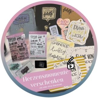 Stempel-Spass "Herzensmomente" zum Verschenken