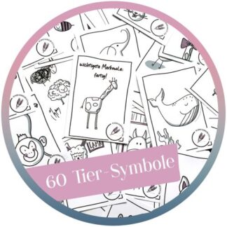 60 Tier-Symbole zum Ausdrucken