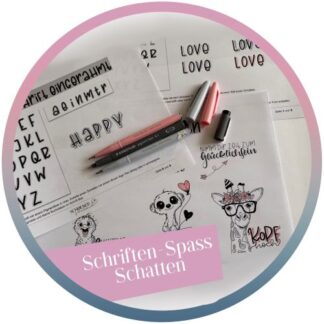 Aufzeichnung 2026, Schriften-Spass "Schatten"