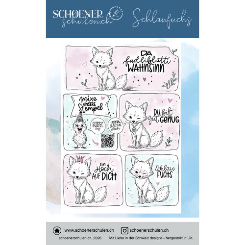 Clear Stamp "Schlaufuchs"
